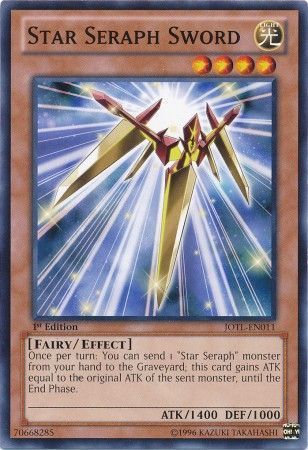 Star Seraph Sword - JOTL-EN011 - Common 1st Edition Judgment of the Light 1st Edition Singles