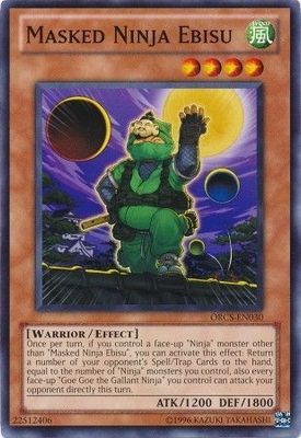 Masked Ninja Ebisu - ORCS-EN030 - Common Unlimited Order of Chaos Unlimited Singles