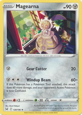 Magearna - 128/196 - Rare Sword &amp; Shield: Lost Origin Singles