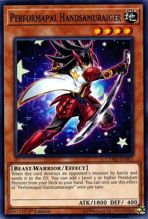 Performapal Handsamuraiger - CYHO-EN093 - Common 1st Edition Cybernetic Horizon 1st Edition Singles (espanol)