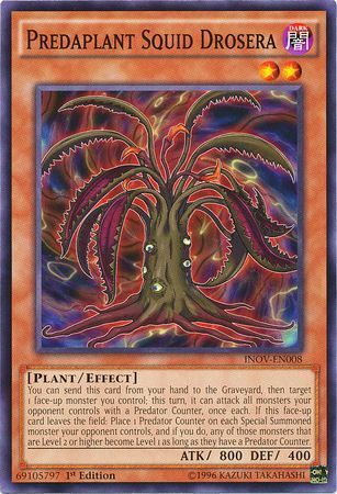 Predaplant Squid Drosera - INOV-EN008 - Common 1st Edition Invasion Vengeance 1st Edition Singles (espanol)