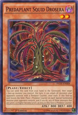 Predaplant Squid Drosera - INOV-EN008 - Common 1st Edition Invasion Vengeance 1st Edition Singles (espanol)