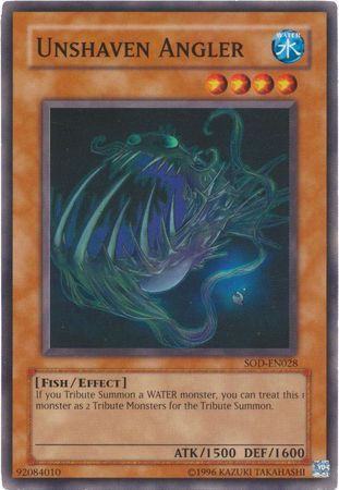 Unshaven Angler - SOD-EN028 - Common Unlimited Soul of the Duelist [SOD] Unlimited Singles