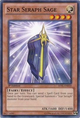 Star Seraph Sage - JOTL-EN010 - Common 1st Edition Judgment of the Light 1st Edition Singles