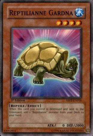 Reptilianne Gardna - ABPF-EN016 - Common 1st Edition Absolute Powerforce [ABPF] 1st Edition Singles