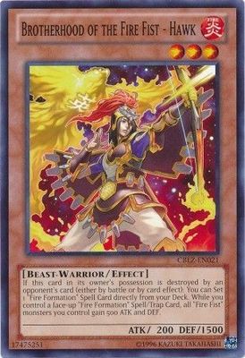 Brotherhood of the Fire Fist - Hawk - CBLZ-EN021 - Common Unlimited Cosmo Blazer Unlimited Singles