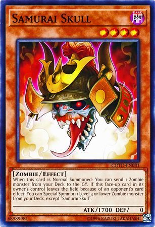 Samurai Skull - COTD-EN081 - Common Unlimited Code of the Duelist Unlimited Singles (espanol)