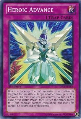 Heroic Advance - ABYR-EN069 - Common 1st Edition Abyss Rising 1st Edition Singles
