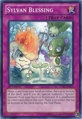 Sylvan Blessing - LVAL-EN073 - Common 1st Edition Legacy of the Valiant 1st Edition Singles