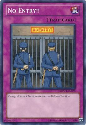 No Entry!! - DEM1-EN020 - Common Unlimited  Yu-Gi-Oh! Promos: Other (espanol)