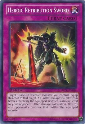 Heroic Retribution Sword - REDU-EN068 - Common 1st Edition Return of the Duelist 1st Edition Singles