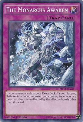 The Monarchs Awaken - MP14-EN236 - Common 1st Edition Yu-Gi-Oh! 2014 Mega-Tins Singles