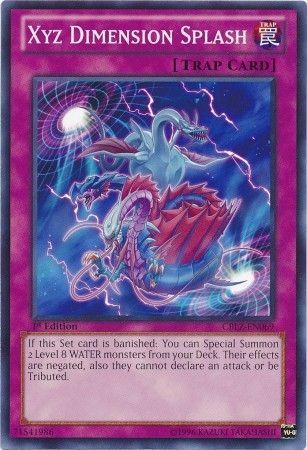 Xyz Dimension Splash - CBLZ-EN069 - Common 1st Edition Cosmo Blazer 1st Edition Singles (espanol)