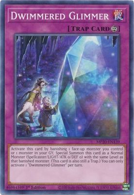 Dwimmered Glimmer - MP20-EN139 - Common 1st Edition 2020 Mega-Tin: Lost Memories 1st Edition Singles (espanol)