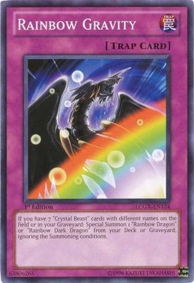 Rainbow Gravity - LCGX-EN174 - Common 1st Edition Legendary Collection 2 1st Edition Singles