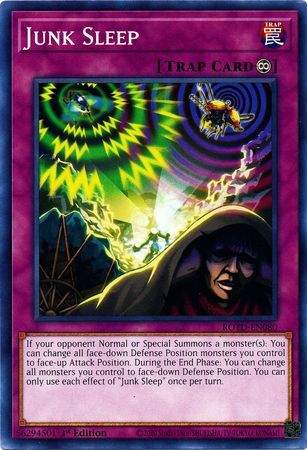 Junk Sleep - ROTD-EN080 - Common 1st Edition Rise of the Duelist [ROTD] 1st Edition Singles (espanol)