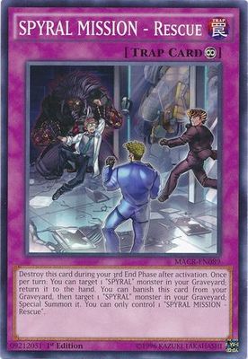 SPYRAL MISSION - Rescue - MACR-EN089 - Common 1st Edition Maximum Crisis 1st Edition Singles (espanol)
