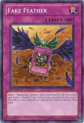 Fake Feather - DP11-EN024 - Common 1st Edition Duelist Pack: Crow [DP11]