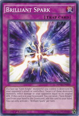 Brilliant Spark - MP16-EN088 - Common 1st Edition Yu-Gi-Oh! 2016 Mega-Tins 1st Edition Singles (espanol)