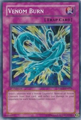Venom Burn - TAEV-EN071 - Common 1st Edition Tactical Evolution [TAEV] 1st Edition Singles