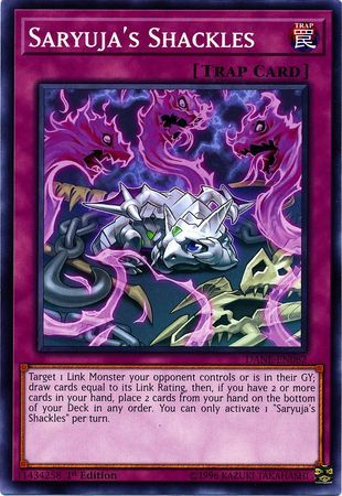 Saryuja&#39;s Shackles - DANE-EN082 - Common 1st Edition Dark Neostorm 1st Edition Singles (espanol)