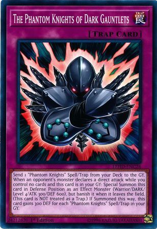 The Phantom Knights of Dark Gauntlets - LEHD-ENC26 - Common 1st Edition Legendary Hero Decks 1st Edition Singles