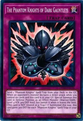 The Phantom Knights of Dark Gauntlets - LEHD-ENC26 - Common 1st Edition Legendary Hero Decks 1st Edition Singles