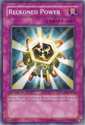 Reckoned Power - RGBT-EN073 - Common 1st Edition Raging Battles [RGBT] 1st Edition Singles