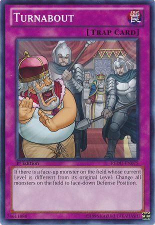 Turnabout - REDU-EN075 - Common 1st Edition Return of the Duelist 1st Edition Singles