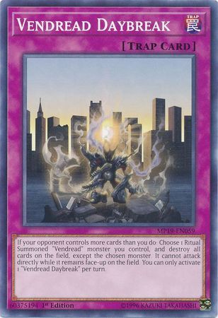 Vendread Daybreak - MP19-EN059 - Common 1st Edition Yu-Gi-Oh! 2019 Mega-Tins: Gold Sarcophagus Tin Mega Pack Singles