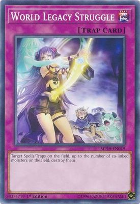 World Legacy Struggle - MP19-EN049 - Common 1st Edition Yu-Gi-Oh! 2019 Mega-Tins: Gold Sarcophagus Tin Mega Pack Singles