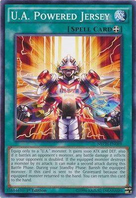 U.A. Powered Jersey - NECH-EN089 - Common 1st Edition The New Challengers (NECH) 1st Edition Singles