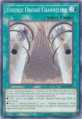 Yosenju Oroshi Channeling - RIRA-EN092 - Common Unlimited Rising Rampage [RIRA] Unlimited Singles