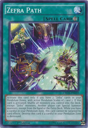 Zefra Path - CROS-EN059 - Common 1st Edition Crossed Souls 1st Edition Singles