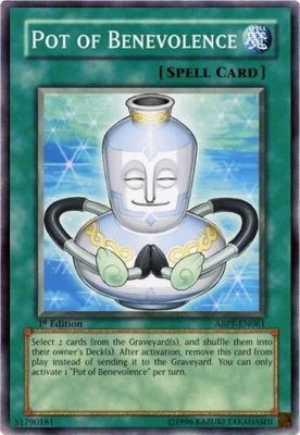 Pot of Benevolence - ABPF-EN061 - Common 1st Edition Absolute Powerforce [ABPF] 1st Edition Singles