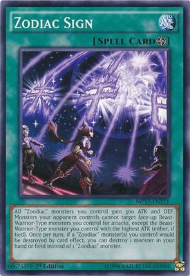 Zodiac Sign - MP17-EN211 - Common 1st Edition 2017 Mega-Tins 1st Edition Singles