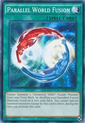 Parallel World Fusion - SDHS-EN025 - Common Unlimited Structure Deck: HERO Strike Unlimited Singles (espanol)