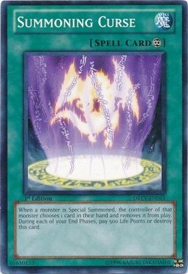 Summoning Curse - DREV-EN061 - Common 1st Edition Duelist Revolution 1st Edition Singles