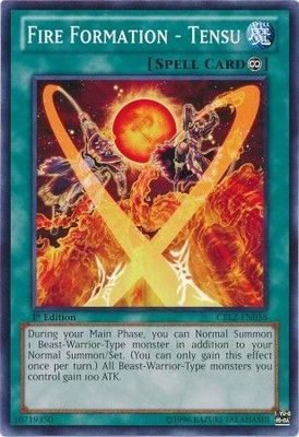 Fire Formation - Tensu - CBLZ-EN058 - Common 1st Edition Cosmo Blazer 1st Edition Singles (espanol)