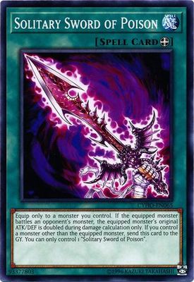 Solitary Sword of Poison - CYHO-EN065 - Common Unlimited Cybernetic Horizon Unlimited Singles
