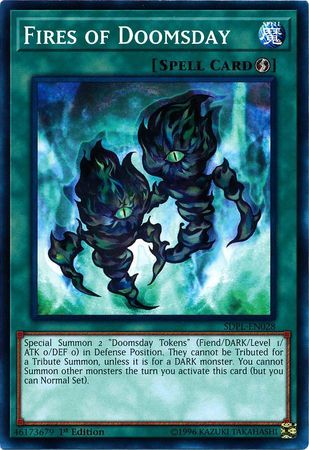Fires of Doomsday - SDPL-EN028 - Common 1st Edition Structure Deck: Powercode Link 1st Edition Singles