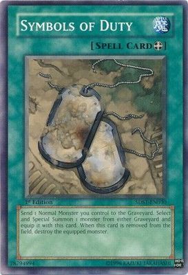 Symbols of Duty - 5DS1-EN030 - Common 1st Edition Starter Deck: 5D&#39;s (2008) 1st Edition Singles