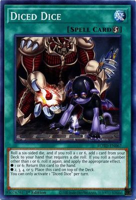 Diced Dice - ROTD-EN067 - Common 1st Edition Rise of the Duelist [ROTD] 1st Edition Singles (espanol)