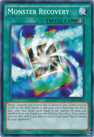 Monster Recovery - YGLD-ENA27 - Common Unlimited Yugi&#39;s Exodia Deck Unlimited (YGLD-ENA)