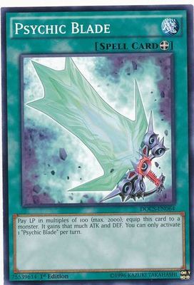 Psychic Blade - DOCS-EN064 - Common 1st Edition Dimension of Chaos 1st Edition Singles (espanol)