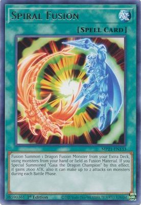 Spiral Fusion - MP21-EN133 - Rare 1st Edition 2021 Mega-Tin: Ancient Battles 1st Edition Singles