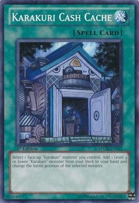 Karakuri Cash Cache - STOR-EN052 - Common 1st Edition Storm of Ragnarok 1st Edition Singles