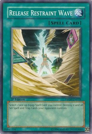 Release Restraint Wave - DP09-EN019 - Common 1st Edition Duelist Pack: Yusei 2 [DP09] 1st Edition Singles