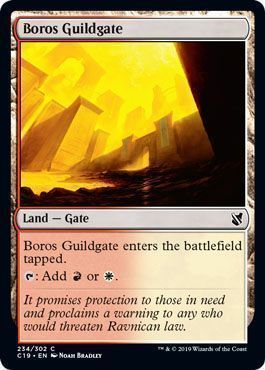 Boros Guildgate 234/302 Commander 2019 Singles