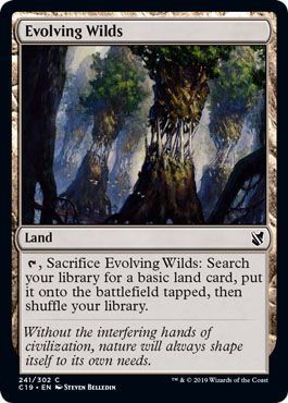 Evolving Wilds 241/302 Commander 2019 Singles